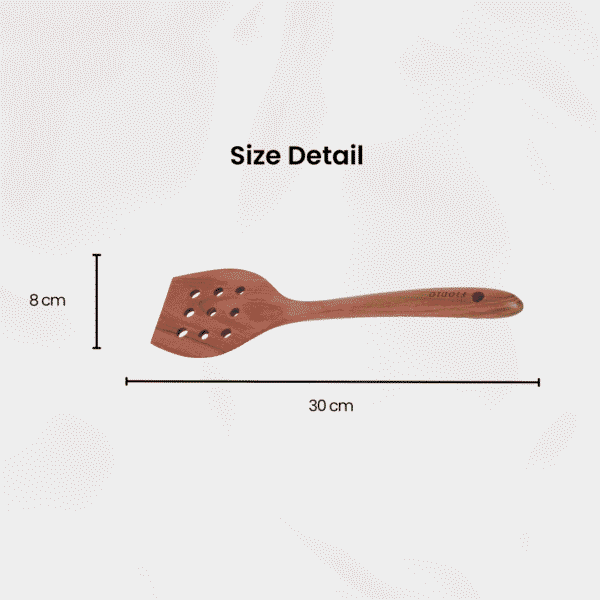 Round Slotted Turner Spatula - Image 2